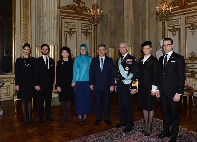 Princess Madeleine, Queen Silvia, Turkish First Lady Hayrüsinna Gül and Crown Princess Victoria | The Royal Hats Blog