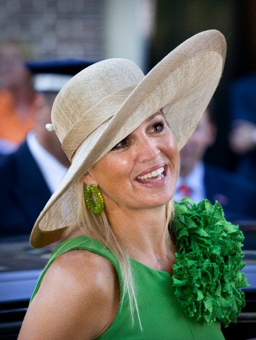 Queen Máxima, September 5, 2013 in Fabienne Delvigne I The Royal Hats Blog