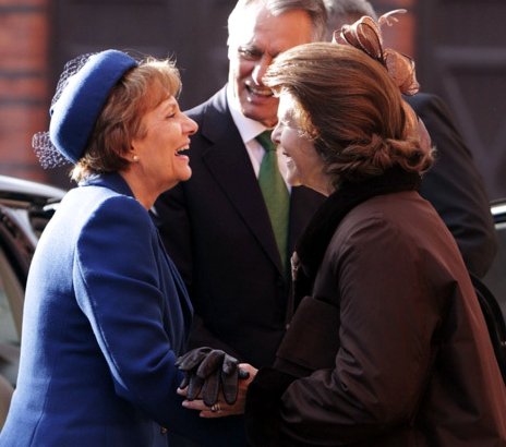 Mrs. Silva and Queen Silvia, October 1, 2013 | The Royal Hats Blog
