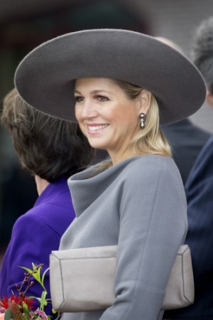 Queen Máxima, Oct. 17, 2013 in Fabienne Delvigne | The Royal Hats Blog