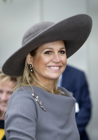 Queen Máxima, Oct. 17, 2013 in Fabienne Delvigne | The Royal Hats Blog