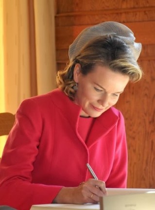 Queen Mathilde, Oct. 23, 2013 | The Royal Hats Blog