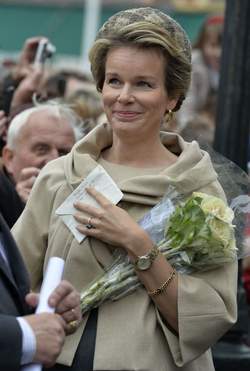 Queen Mathilde, Oct, 25, 2013 | The Royal Hats Blog