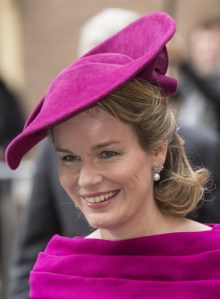 Queen Mathilde, Nov. 8, 2013 in Fabienne Delvigne | The Royal Hats Blog