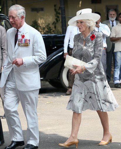 Duchess of Cornwall, Nov, 10, 2013 in Philip Treacy | The Royal Hats Blog