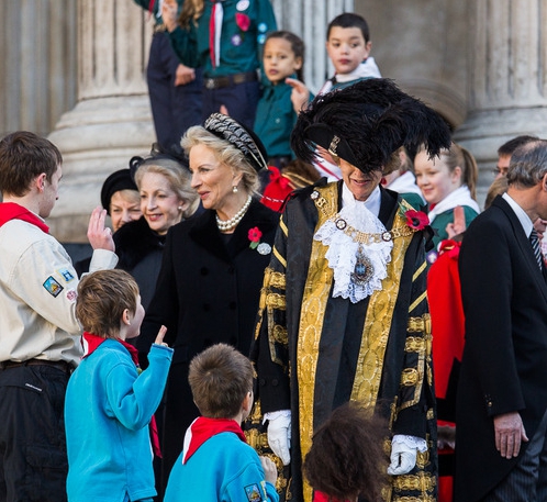 Princess Michael of Kent, November 11, 2013 in John Boyd | The Royal Hats Blog
