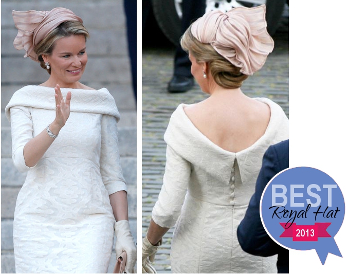Queen Mathilde, July 21, 2013 in Fabienne Delvigne | The Royal Hats Blog