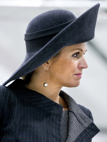Queen Máxima, January 20, 2014 in Fabienne Delvigne | The Royal Hats Blog