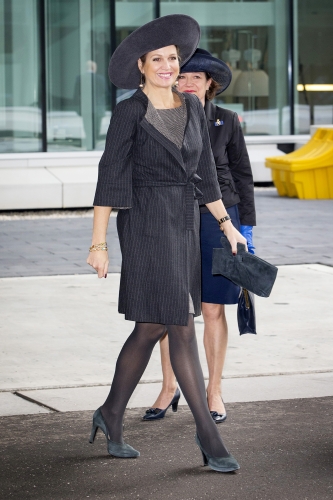 Queen Máxima, January 20, 2014 in Fabienne Delvigne | The Royal Hats Blog