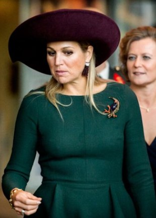 Queen Máxima, Nov. 11, 2013 in Fabienne Delvigne | The Royal Hats Blog