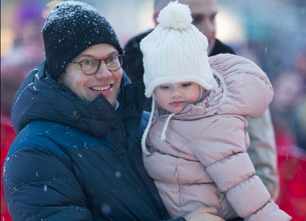 Prince Daniel and Princess Estelle, February 2, 2014 | The Royal Hats Blog