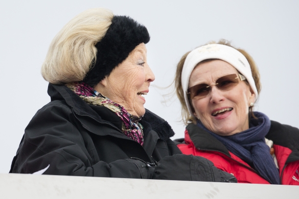 Queen Sonja and Princess Beatrix, March 9, 2014 | The Royal Hats Blog