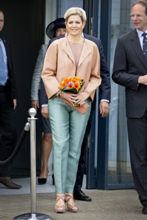 Queen Máxima, April 2, 2014 in Fabienne Delvigne | The Royal Hats Blog