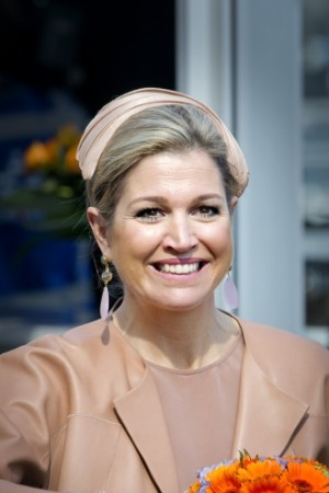 Queen Máxima, April 2, 2014 in Fabienne Delvigne | The Royal Hats Blog