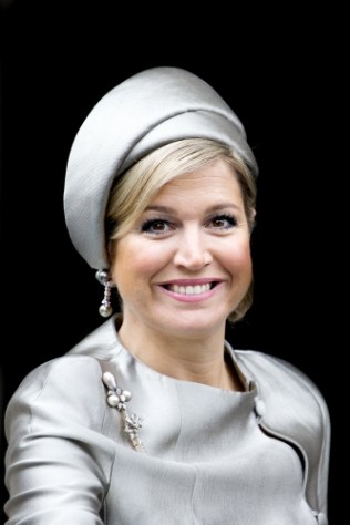 Queen Máxima, April 4, 2014 in Fabienne Delvigne | The Royal Hats Blog