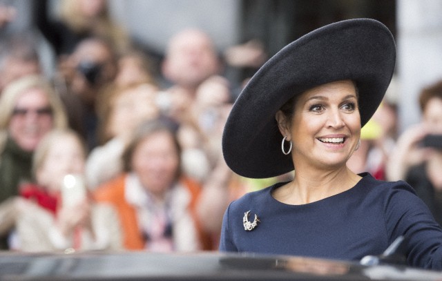 Queen Máxima, April 5, 2014 in Fabienne Delvigne | The Royal Hats Blog