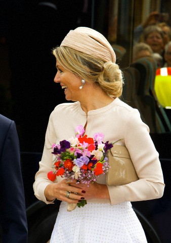 Queen Máxima,May 6, 2014 in Fabienne Delvigne | Royal Hats