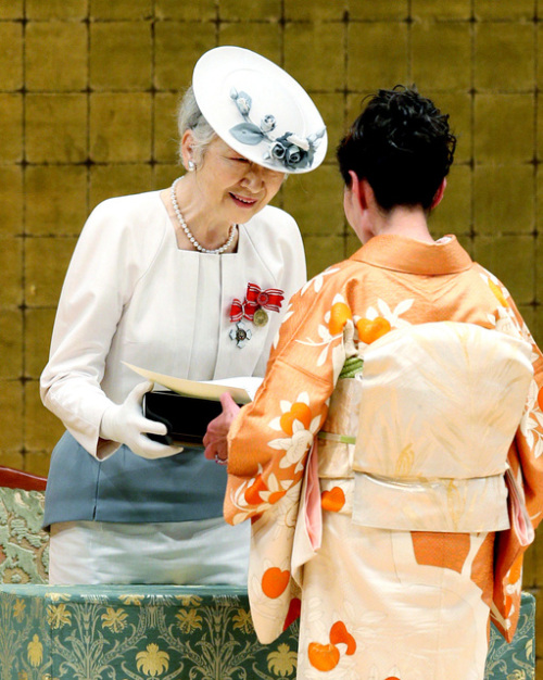 Empress Michiko, May 15, 2014 | Royal Hats