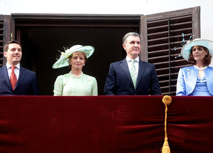 Crown Princess Margareta, May 16, 2014 in Kristina Dragomir | Royal Hats