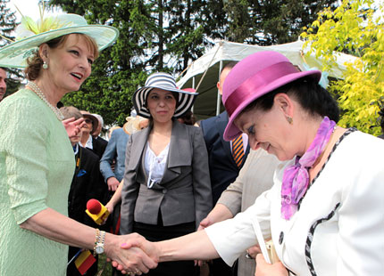 Crown Princess Margareta, May 16, 2014 in Kristina Dragomir | Royal Hats