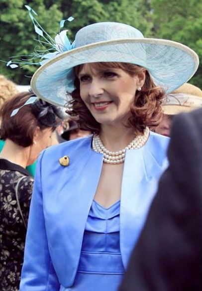 Crown Princess Maria, May 16, 2014 in Kristina Dragomir | Royal Hats