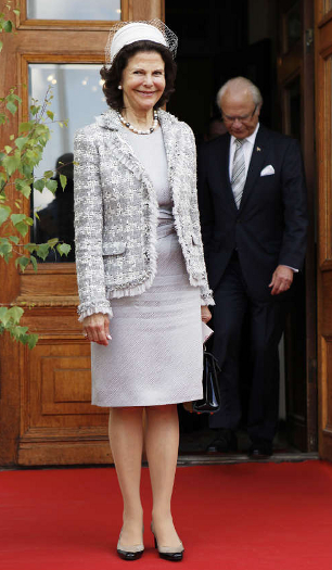 Queen Silvia, June 6, 2014 in Mode Rosa  | Royal Hats