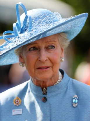Princess Alexandra of Kent, June 12, 2014 in Rachel Trevor Morgan | Royal Hats