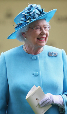 Queen Elizabeth, June 19, 2014 in Rachel Trevor Morgan | Royal Hats