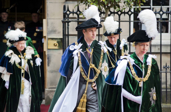 Prince William and Princess Anne, July 3, 2014 | Royal Hats