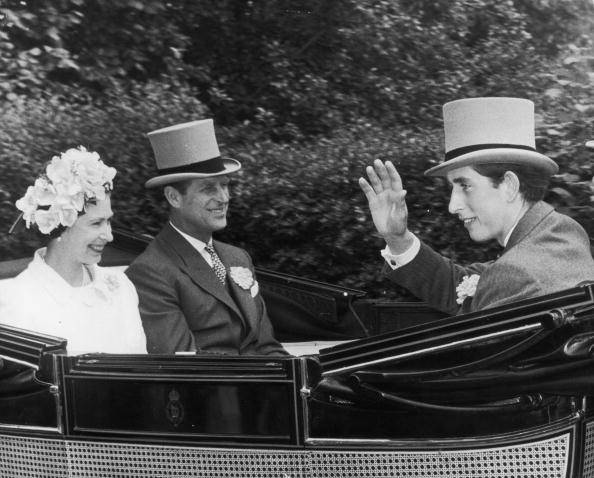 Queen Elizabeth, Duke of Edinburgh and Prince Charles, August 18, 1968 | Royal Hats
