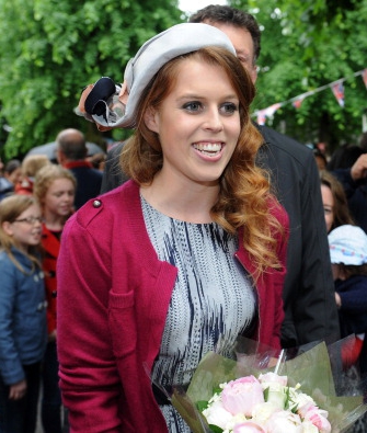 Princess Beatrice, June 3, 2012 in Stephen Jones | Royal Hats