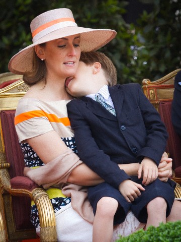 Princess Claire, July21, 2012 in Fabienne Delvigne | Royal Hats
