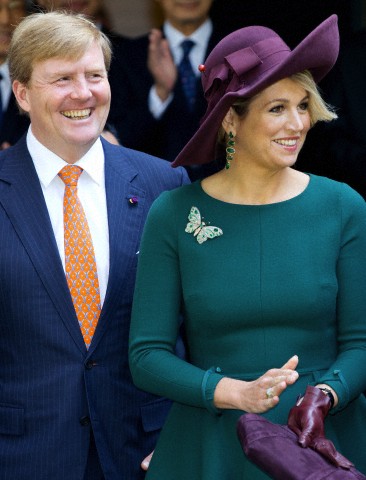 Queen Máxima, October 30, 2014 in Fabienne Delvigne | Royal Hats