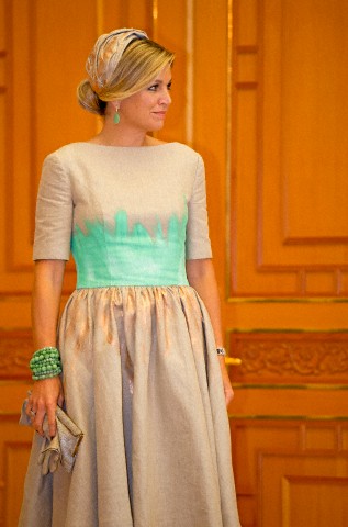 Queen Máxima, November 3, 2014 in Fabienne Delvigne | Royal Hats