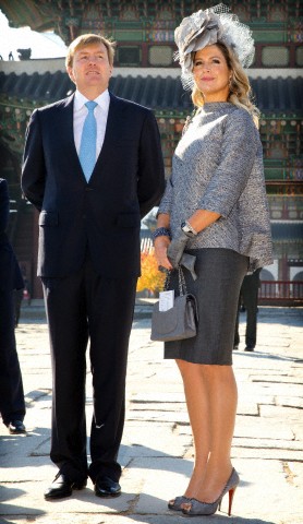Queen Máxima, November 4, 2014 in Fabienne Delvigne | Royal Hats