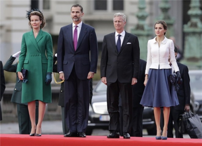 Belgian and Spanish monarchs, Novemer 12, 2014 | Royal Hats