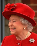 Queen Elizabeth, January 29, 2014 in Rachel Trevor Morgan| The Royal Hats Blog