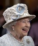 Queen Elizabeth, March 6, 2014 in Rachel Trevor Morgan | The Royal Hats Blog
