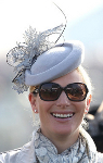 Zara Phillips, March 14, 2014 in Jane Taylor | The Royal Hats Blog