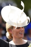 Zara Phillips Tinall, June 17, 2014 in Philip Treacy | Royal Hats