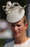 Zara Phillips, July 31, 2014 in Philip Treacy | Royal Hats