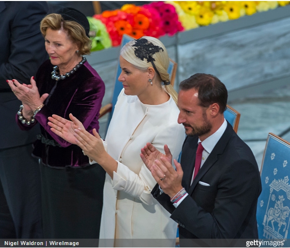 Queen Sonja and Crown Princess Mette Marit, December 10, 2014 | Royal Hats