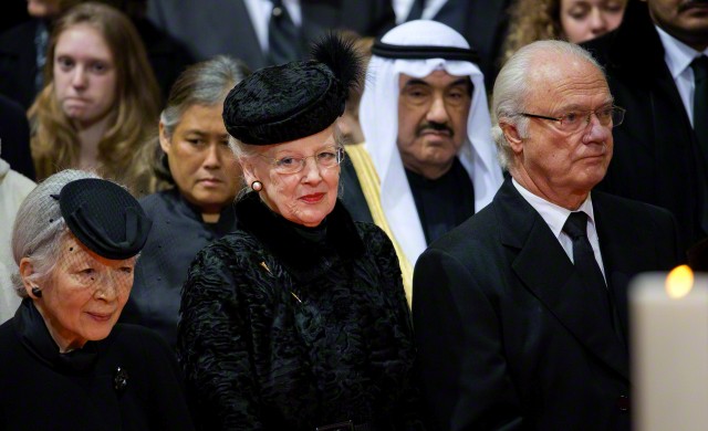 Empress Michiko and Queen Margrethe, December 12, 2014 | Royal Hats