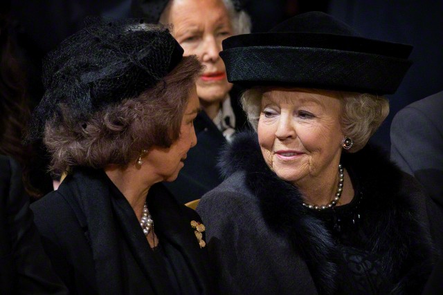 Queen Sofia and Princess Beatrix, December 12, 2014 | Royal Hats