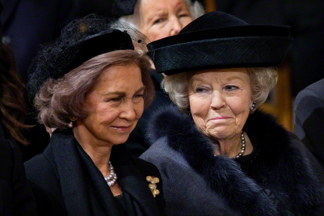 Queen Sofia and Princess Beatrix, December 12, 2014 | Royal Hats
