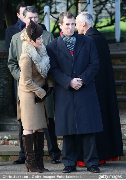 Autumn Phillips, December 25, 2014 in Juliette Botterill |Royal Hats