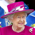 Queen Elizabeth, April 17, 2014 in Angela Kelly | The Royal Hats Blog