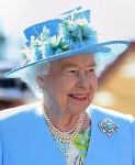 Queen Elizabeth, July 10, 2014 in Rachel Trevor Morgan | Royal Hats