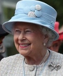 Queen Elizabeth, August 4, 2014 in Rachel Trevor Morgan | Royal Hats