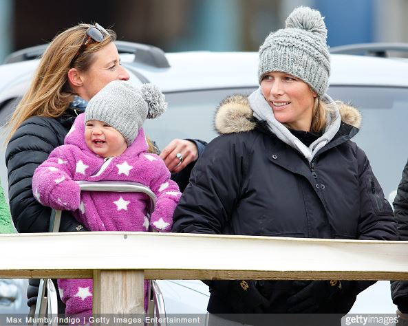Zara Phillips Tindall and Mia Tindall, January 25, 2015 | Royal Hats
